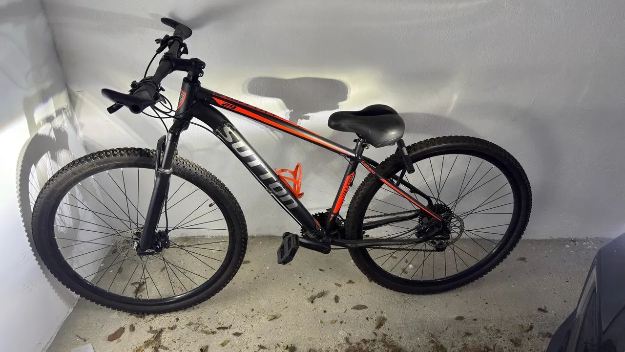 Bicicleta aro 29, freios a disco hidráulico 
