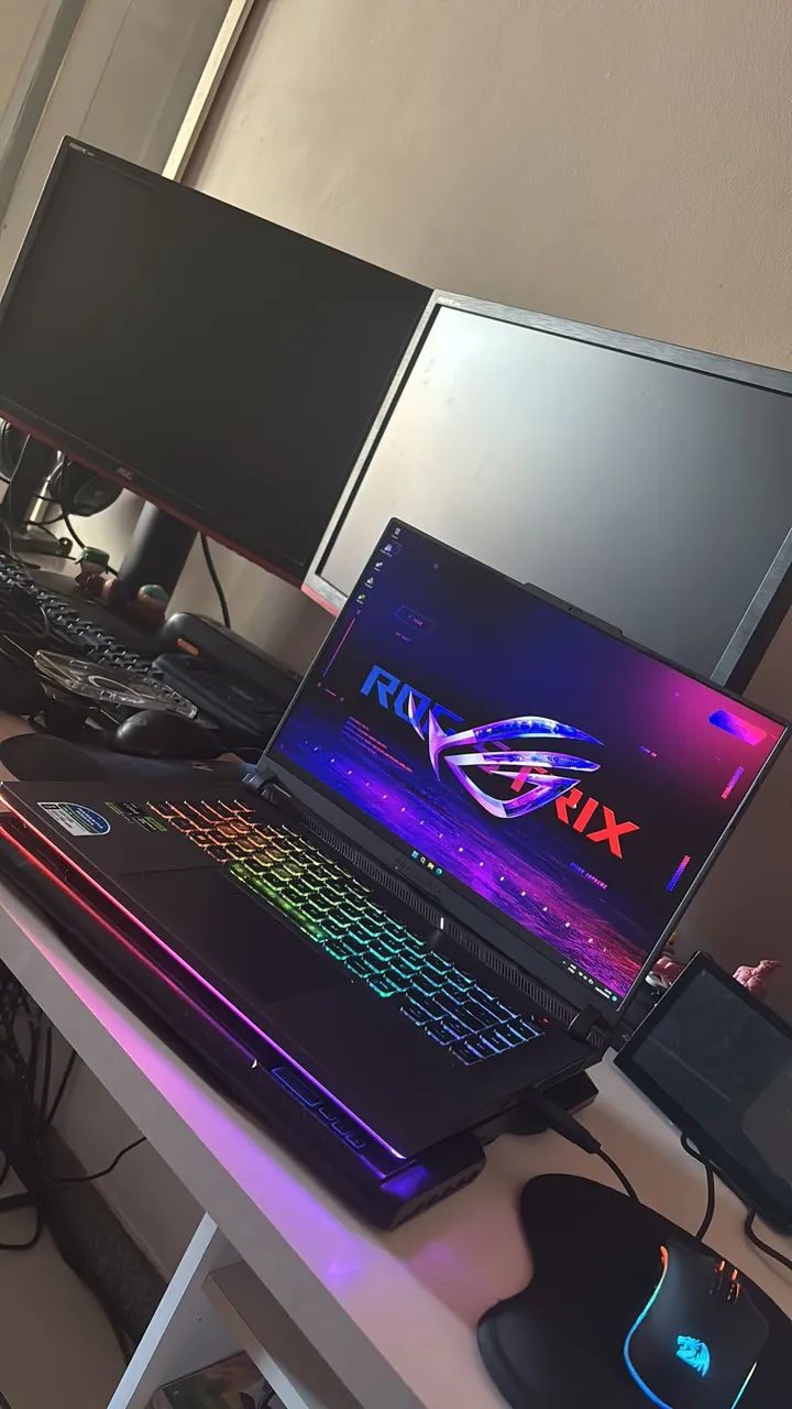 Notebook Asus gamer i9 13ª - RTX 4060 - ROG G16