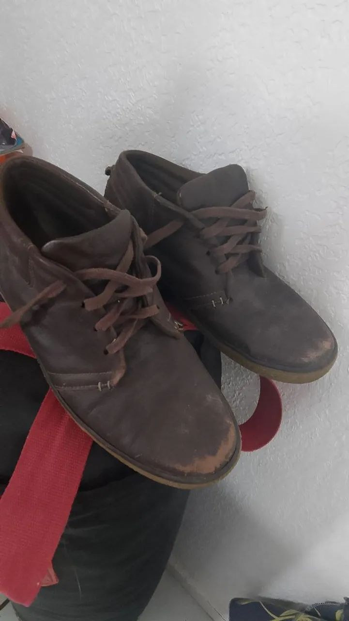 Bota de couro oxto Tam:41 - Foto 2