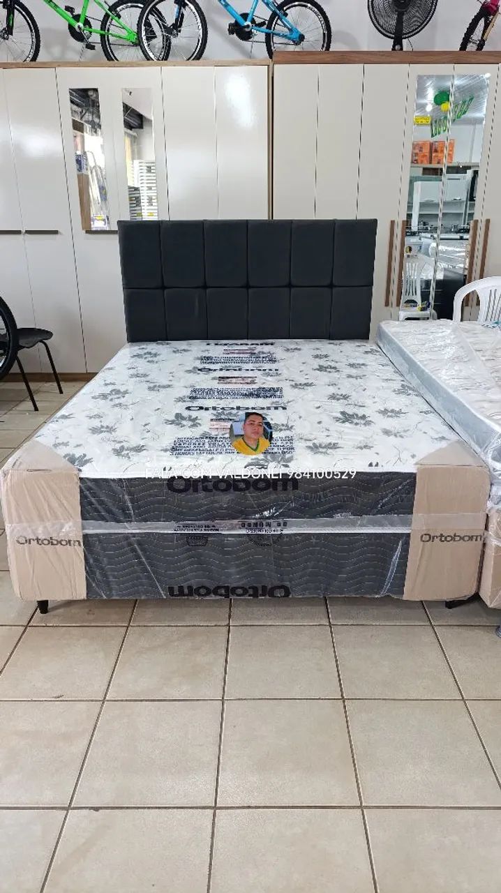 ?CAMA CASAL ORTOBOM ESPUMA D28 ?CHAMA NO WHATSAPP *29? - Foto 2
