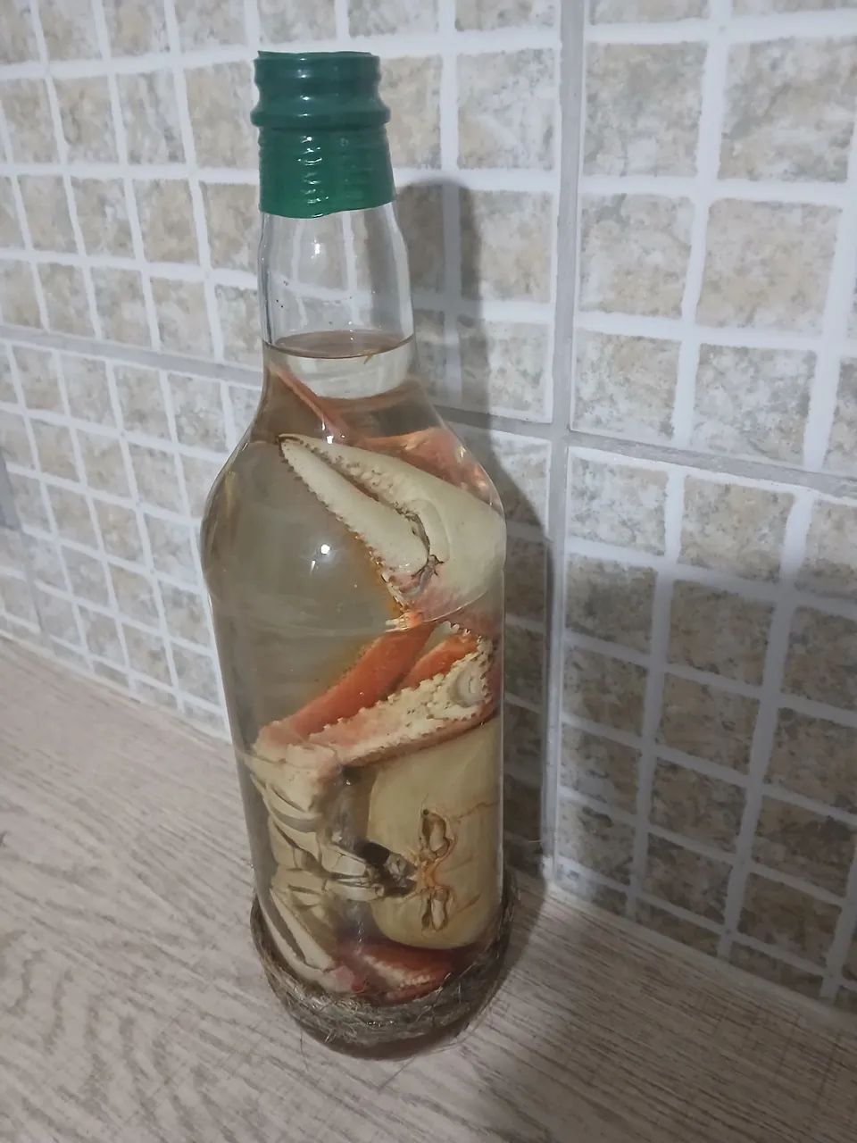 Água ardente infusionado Caranguejo 