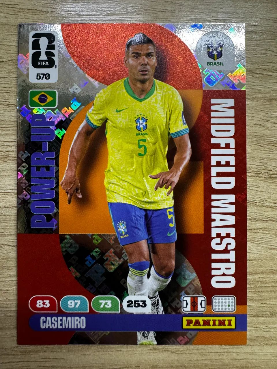 THOMAS O'MARREY選手カード Adrenalyn xl World Cup 2026 - Casemiro 570 - midfield maestro