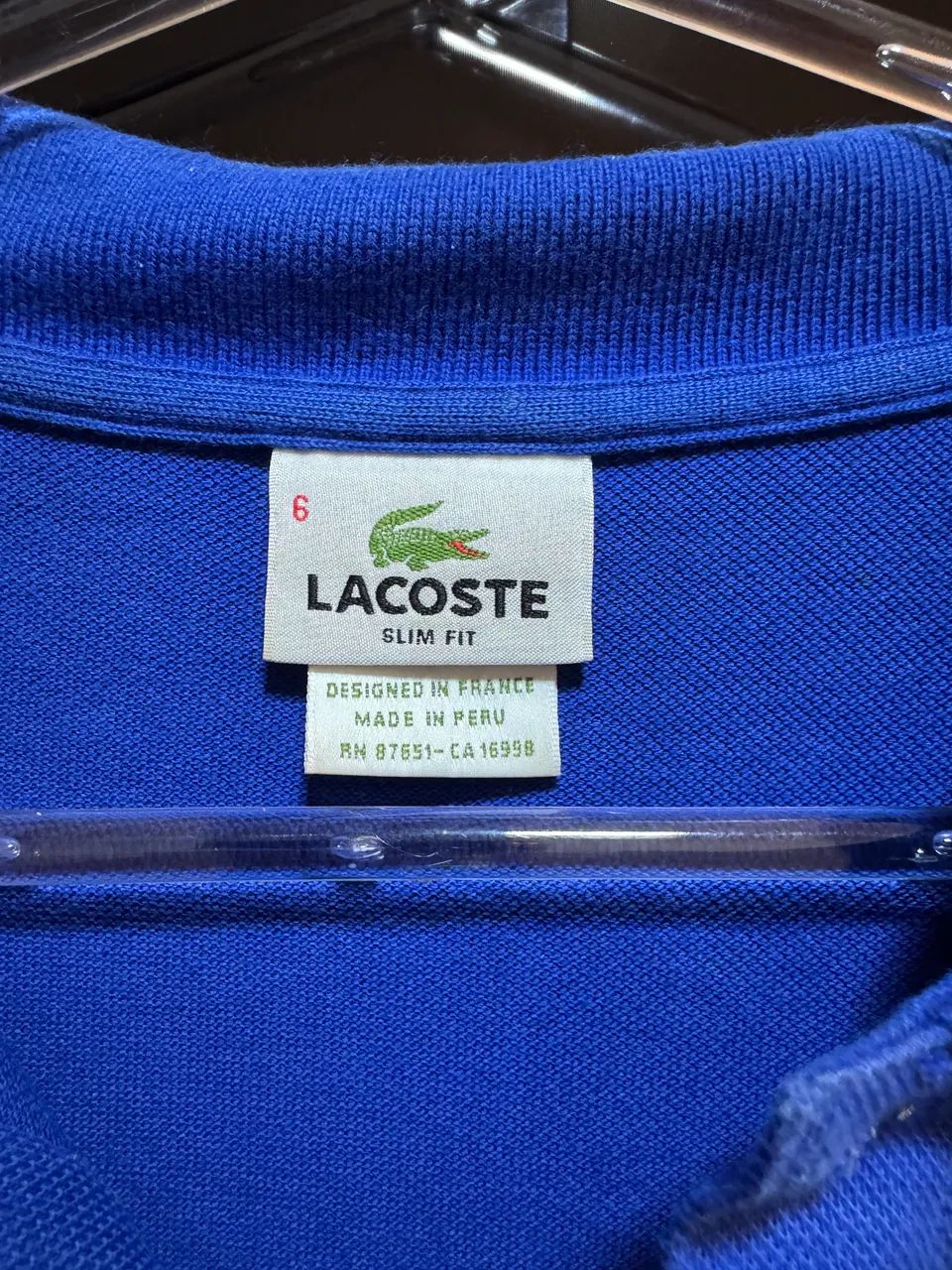 Camisa Lacoste Azul - Foto 3