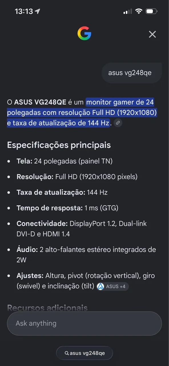 Monitor ASUS VG248QE - Foto 2
