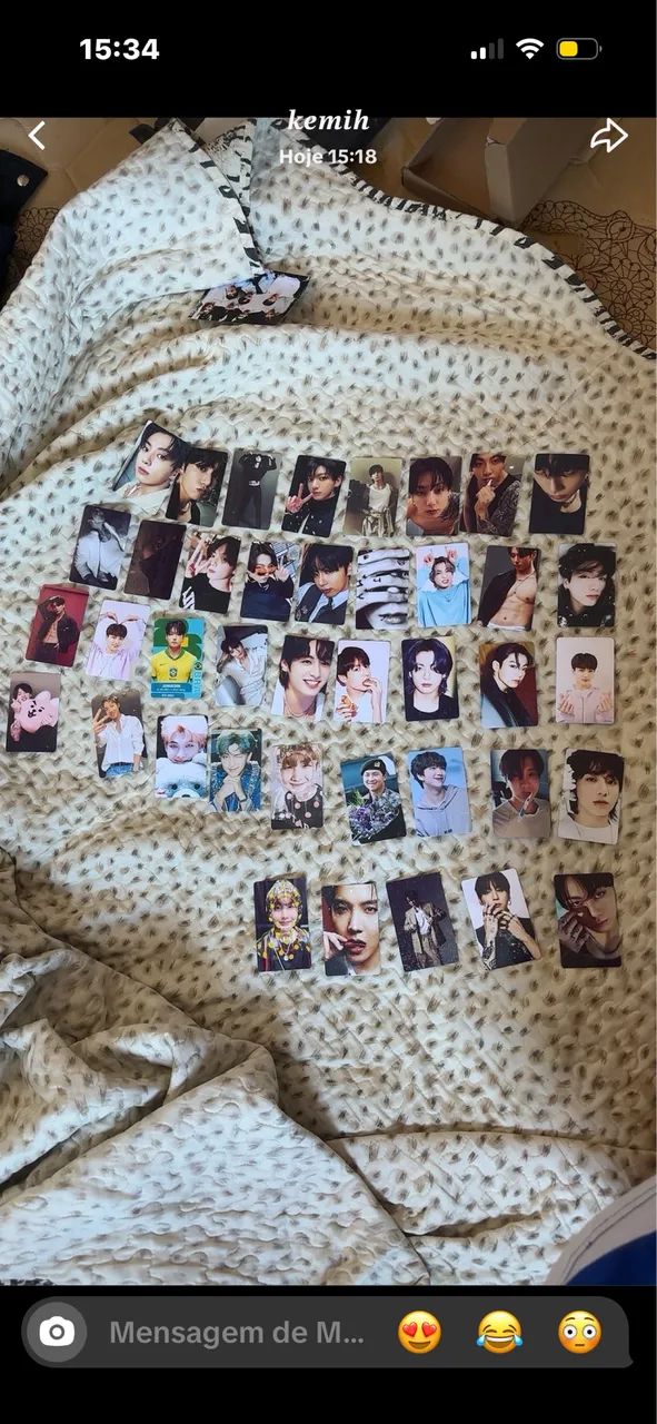 Vendo pcs fanmade do BTS holográficos - Foto 5
