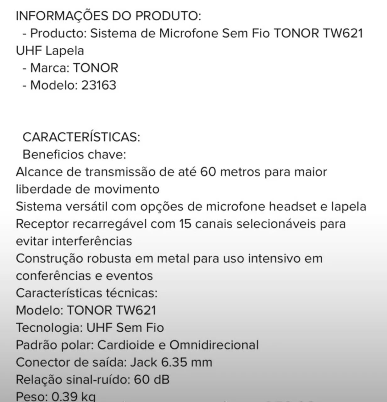 Microfone sem fio - Foto 4