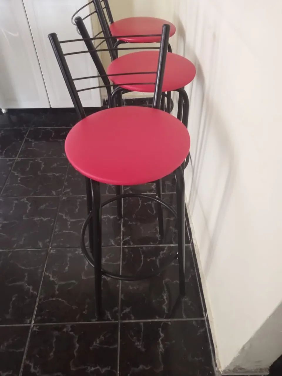 3 Banquetas Altas Modernas - Excelente Estado - Foto 2