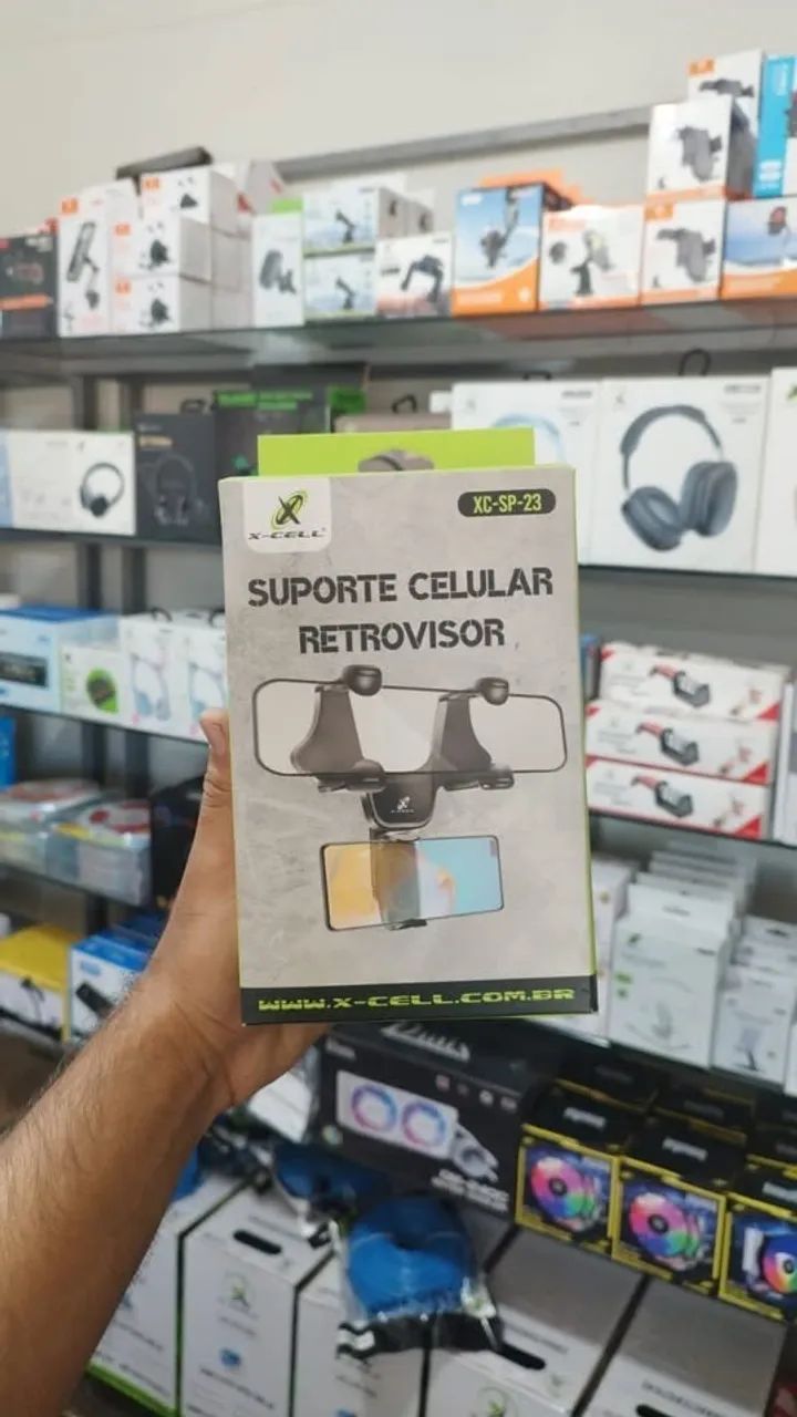 SUPORTE DE CELULAR PARA CARRO RETROVISOR