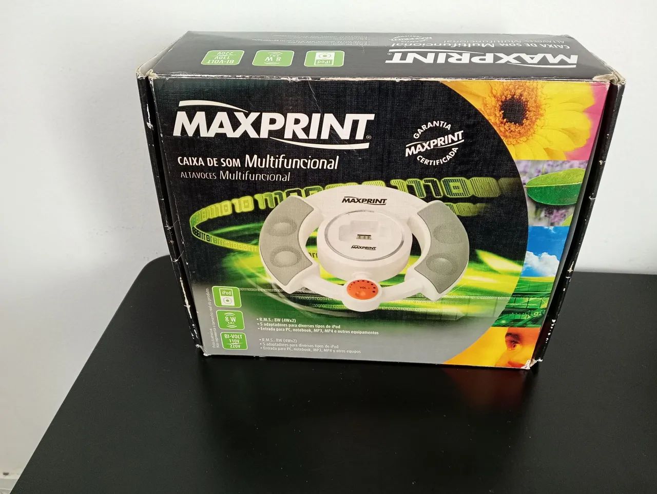 Caixinha de som maxprint (antiga) - Foto 4