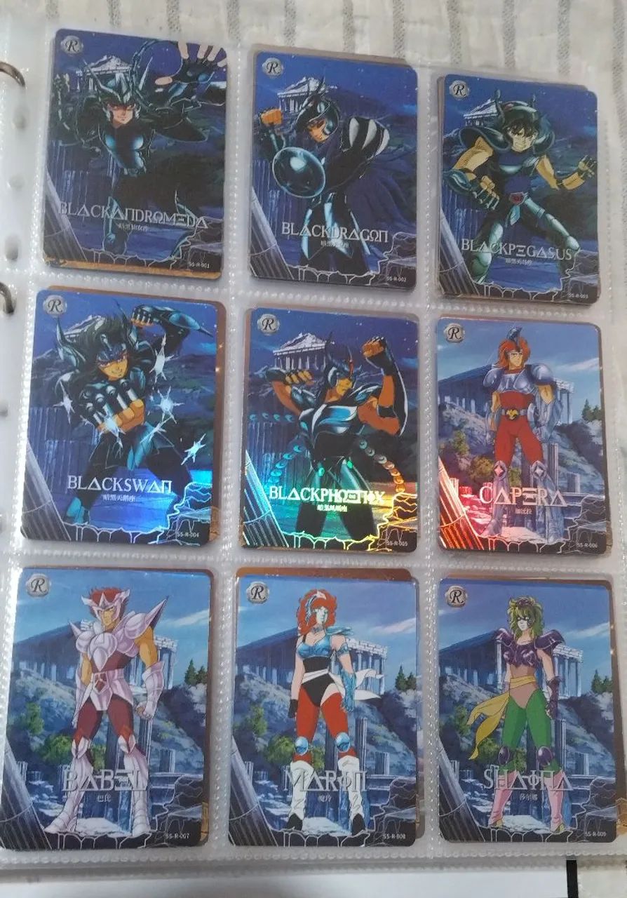 CAVALEIROS DO ZODIACO CARDS COLECIONÁVEIS TODOS 300,00! - Hobbies