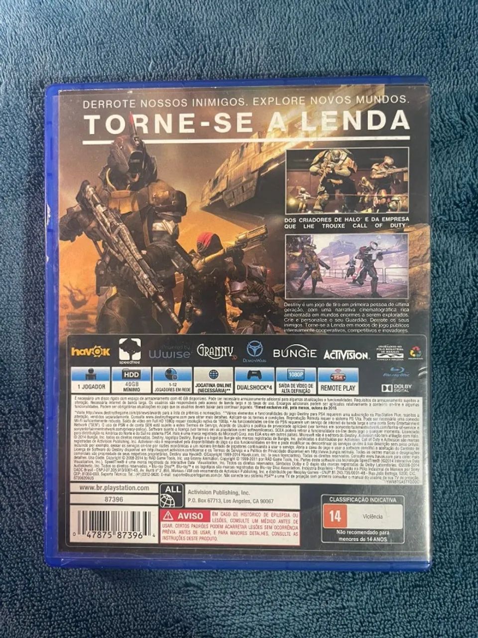 Jogo Ps4 Destiny Mídia Física Game Original Playstation 4 - Foto 5