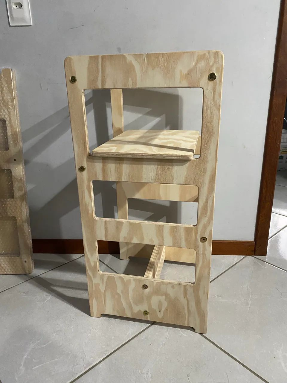 Torre de aprendizagem Montessori madeira - Foto 3