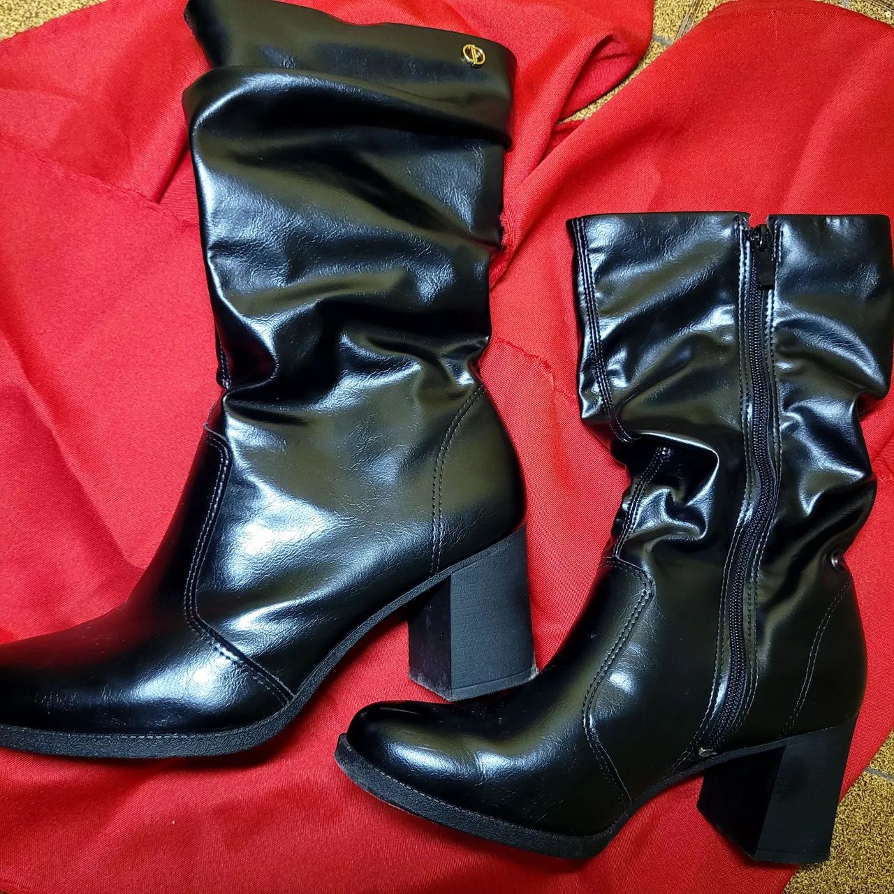 bota feminina preta 37
