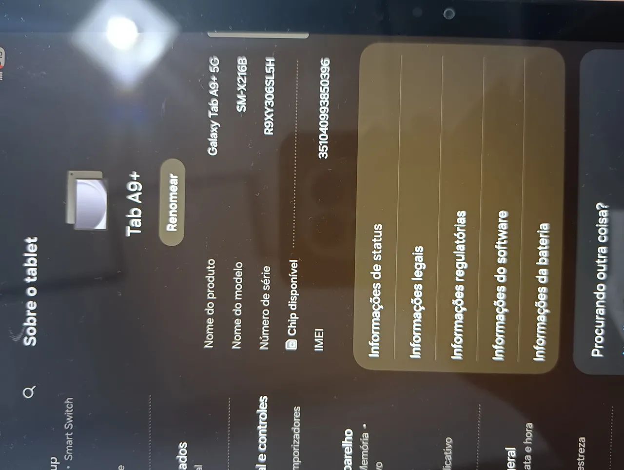 Tablet Galaxy Tab A9+ 5G 64gb