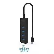 Hub USB 3.0 Multifuncional de 4 Portas Tipo-C - Foto 5