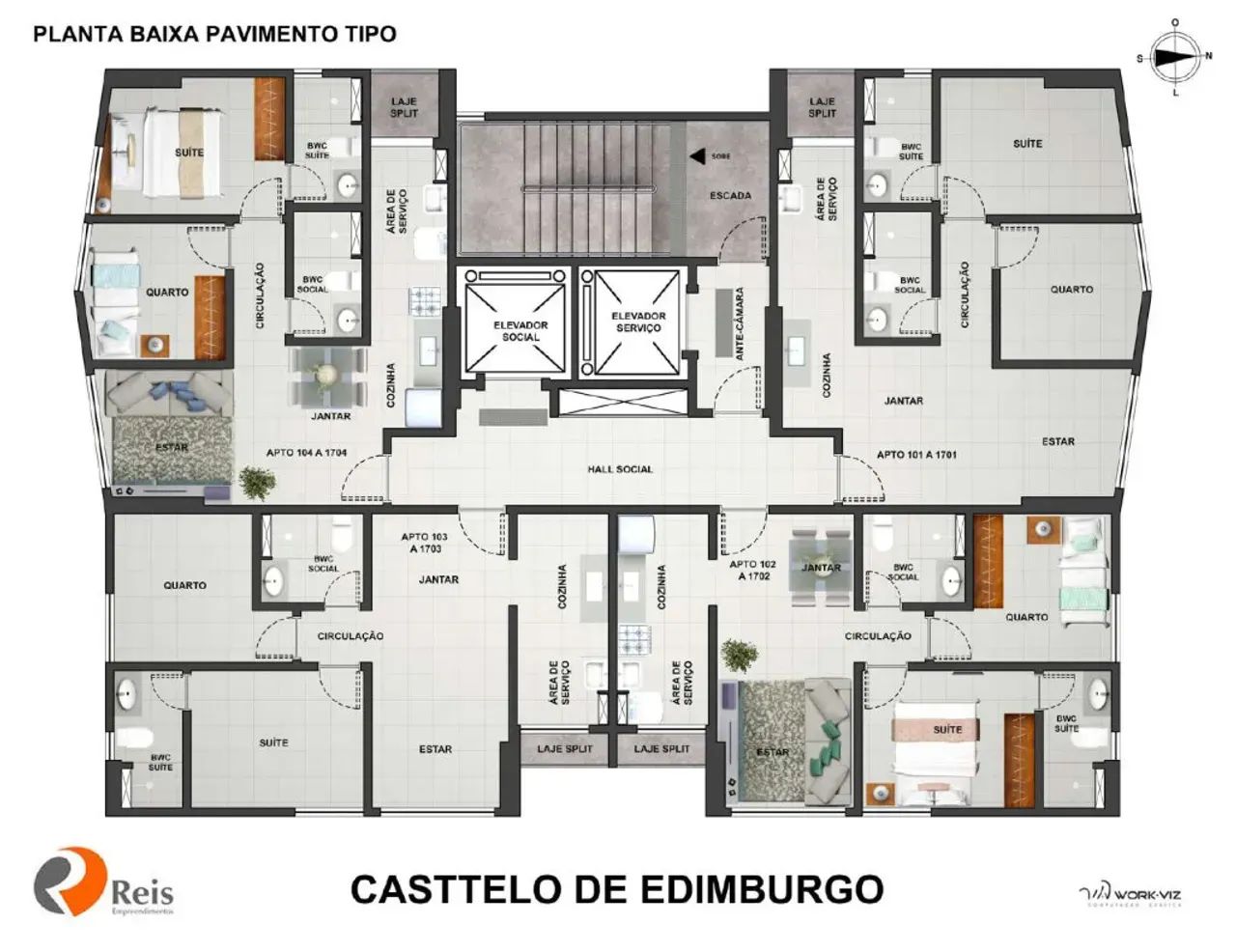 Madalena, Recife  Apartamento 45 m², 2 quartos, piscina e mobiliado. - Foto 2