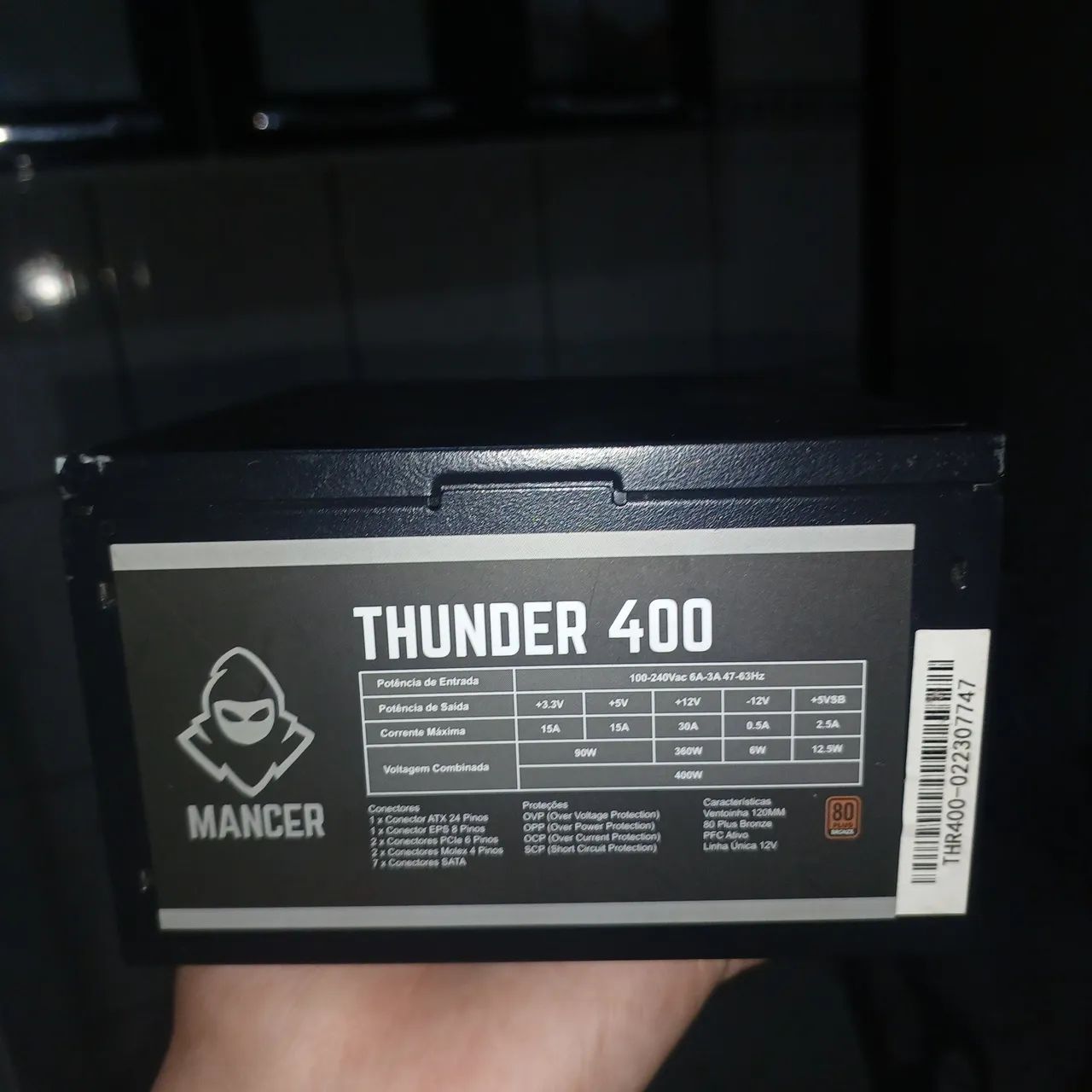 Fonte 400w Thunder 80 Plus Bronze