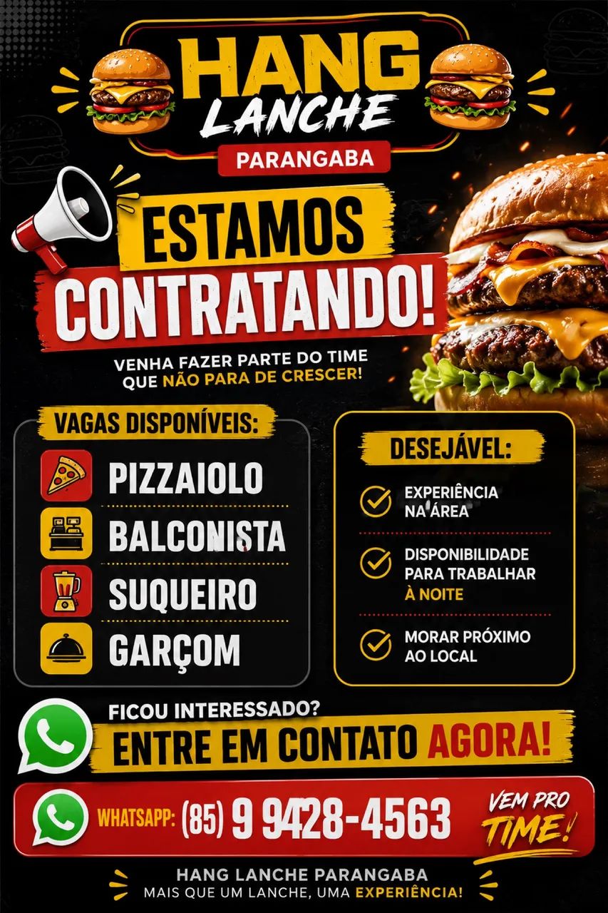 Vaga de emprego 