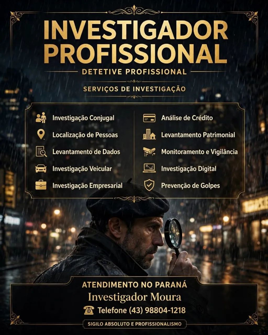 Detetive Particular em Arapongas - Sigilo Total 24h - Foto 5