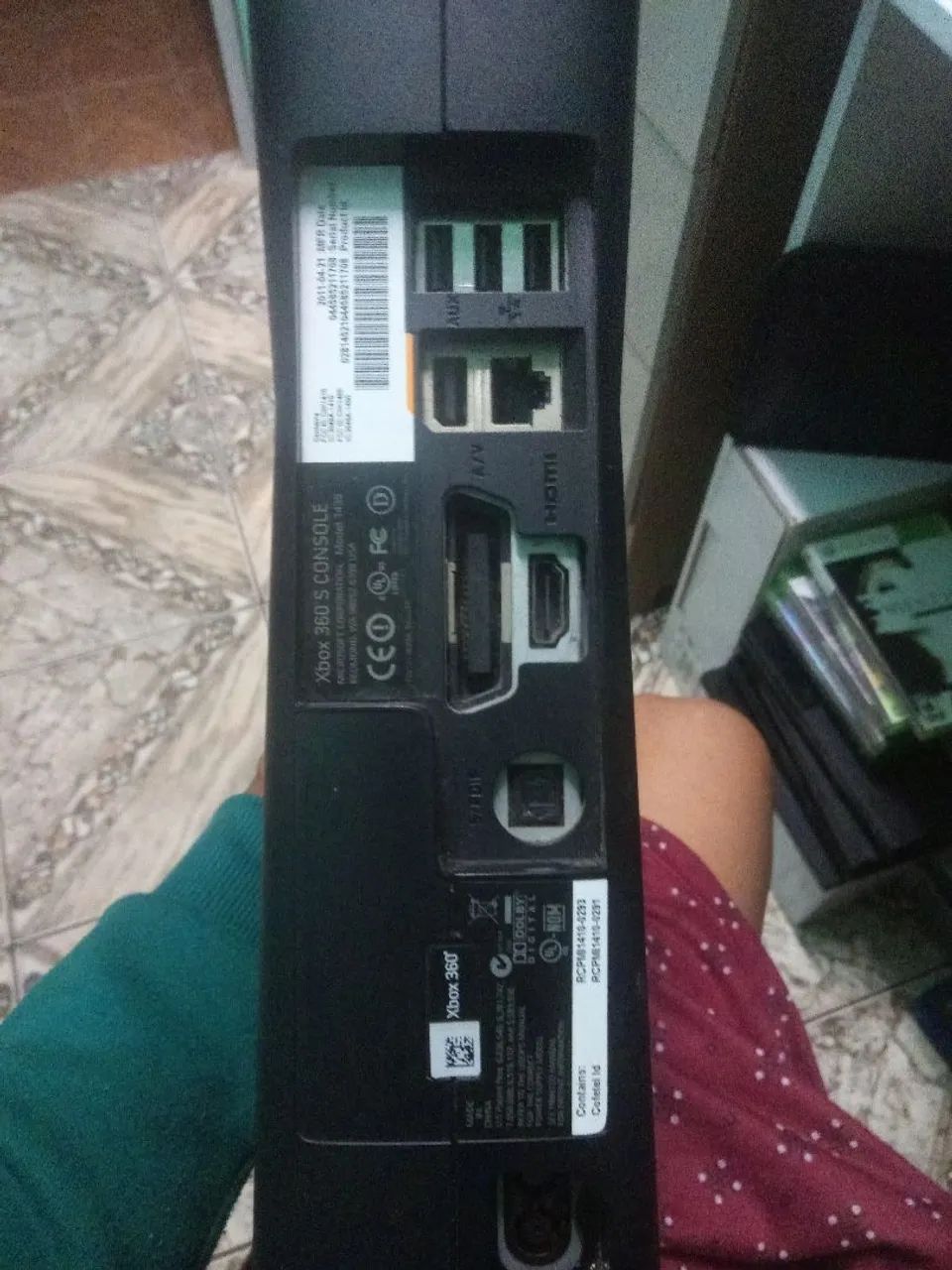 Xbox slim nunca foi aberto tá com lacre  - Foto 4