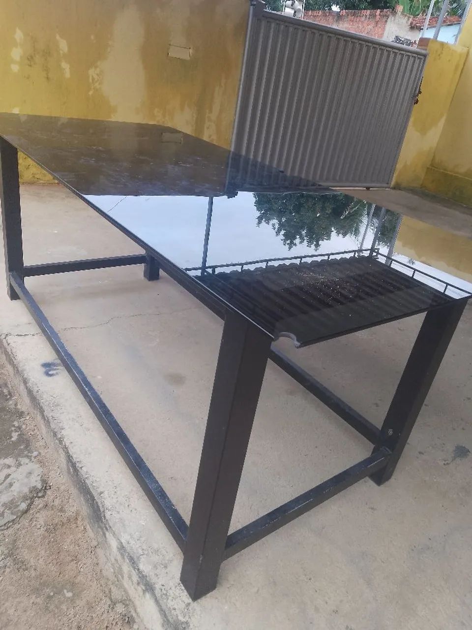 Mesa grande de vidro temperado  - Foto 2