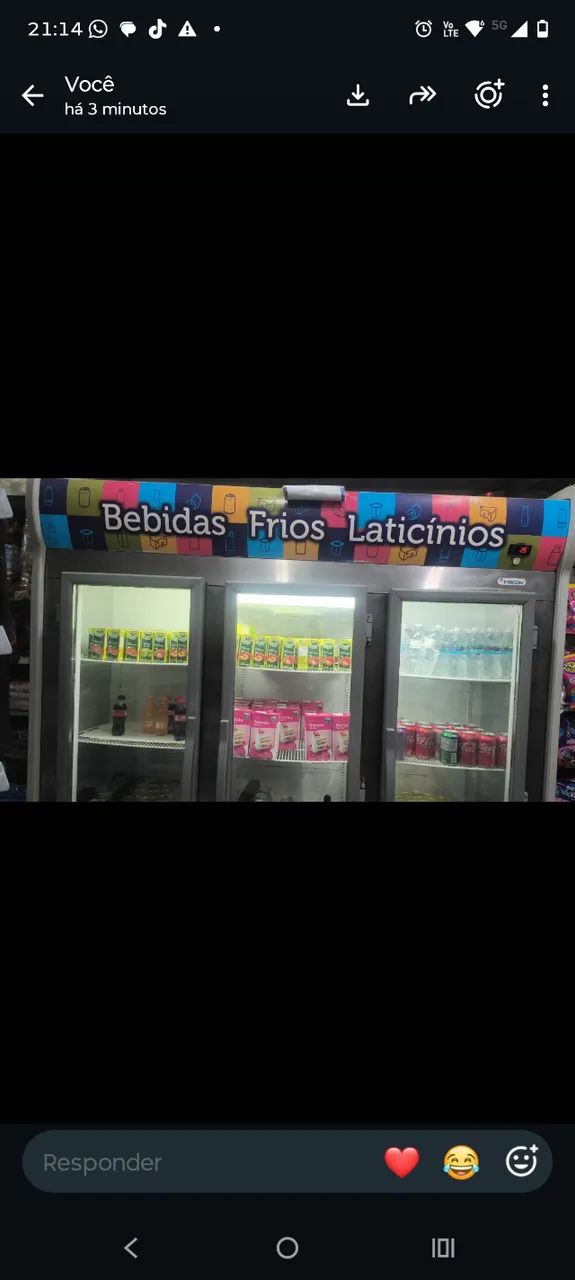 Geladeira expositora