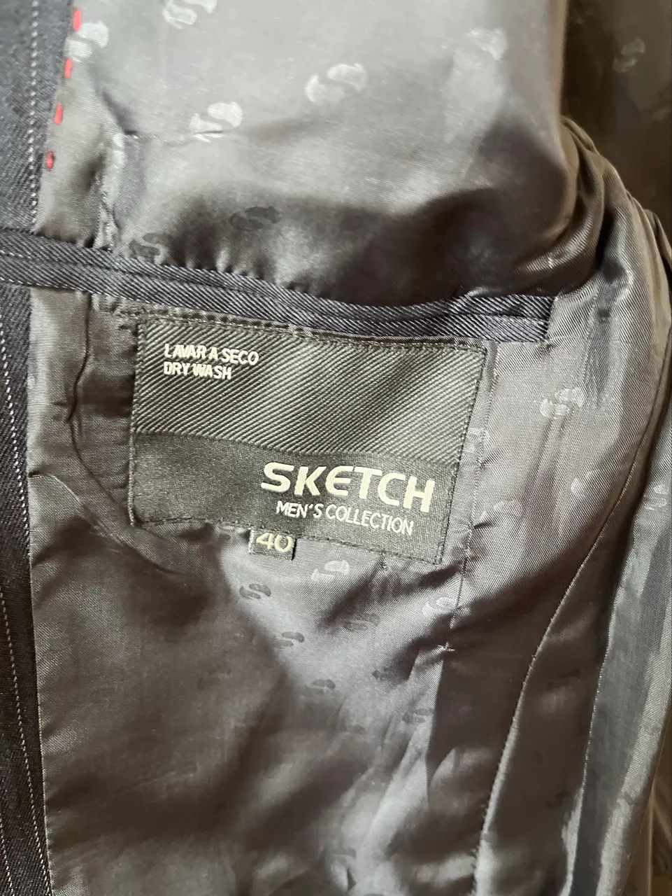 Blaser de terno com listras Sketch  - Foto 3