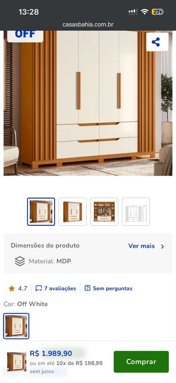 GUARDA ROUPA CASAL - Foto 5