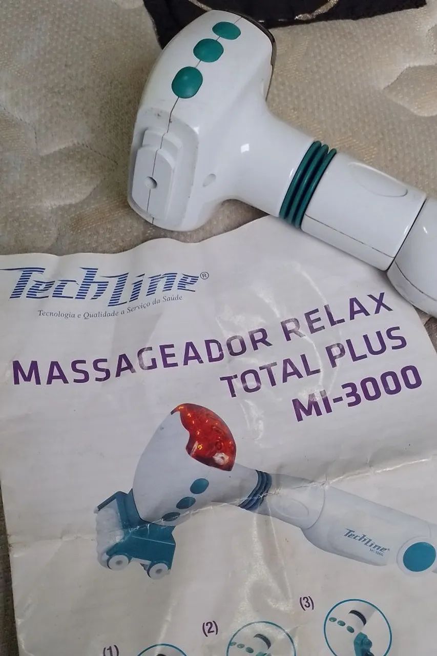 Massageador Relax Total Plus MI-3000 da marca Techline - Foto 4