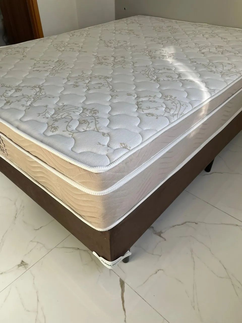 CAMA BOX CASAL + COLCHÃO ORTOBOM - Foto 3