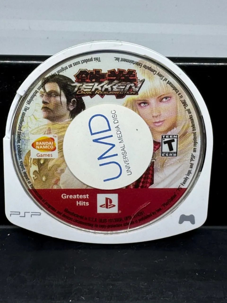 JOGO PSP TEKKEN DARK RESURRECTION - ORIGINAL SEM CAPA 