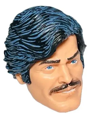 Marvel Legends Tony Stark Cabeça Ideal P/ Custom Boneco Charles Bronson - Foto 2
