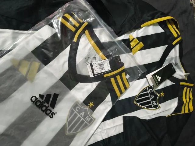 Camisa Atlético MG Listrada - MODELO PREMIUM - TAM. P e 2XL - Foto 2