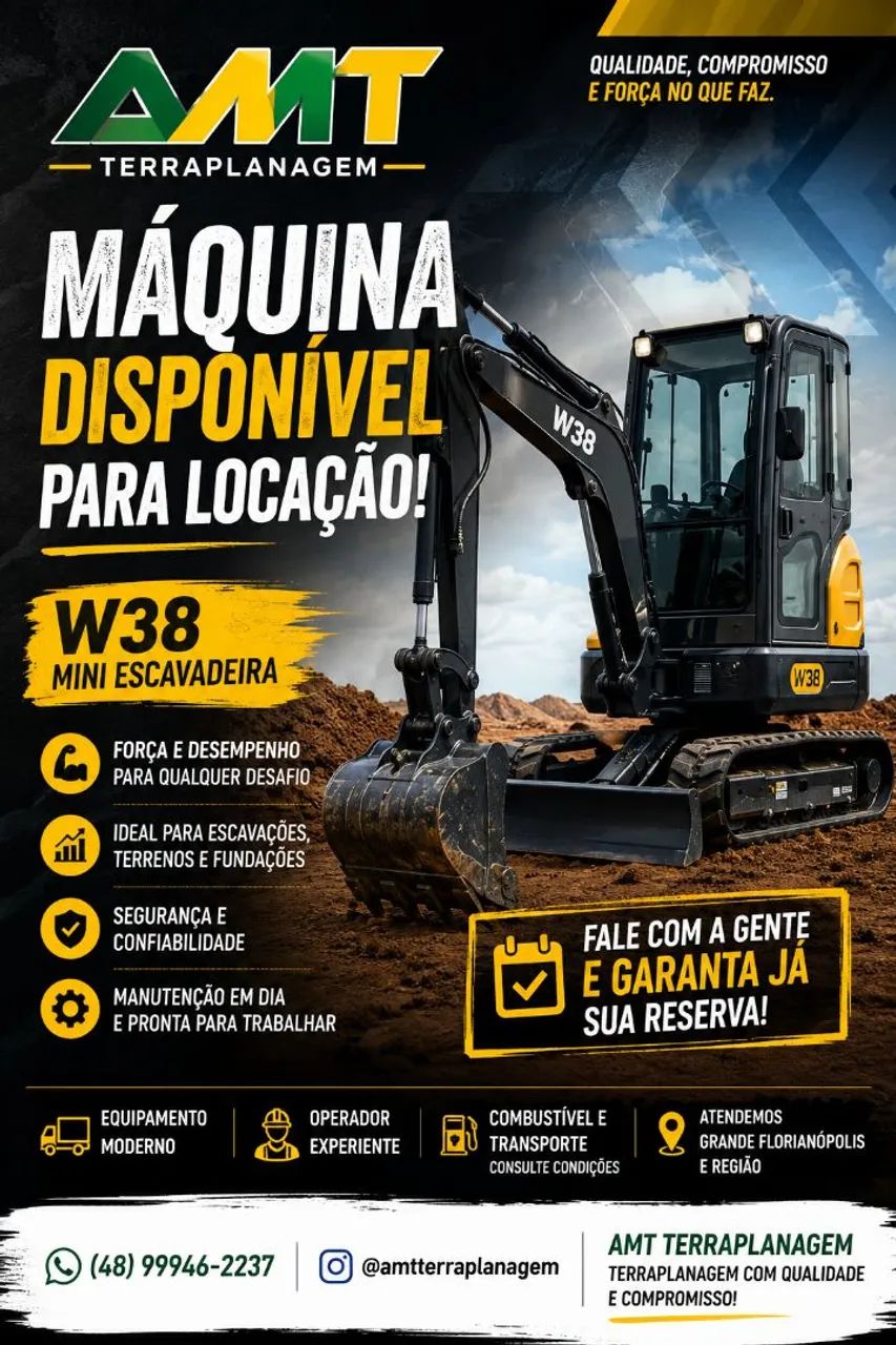 Mini Escavadeira para Locação | Caminhão e Terraplanagem - Foto 2