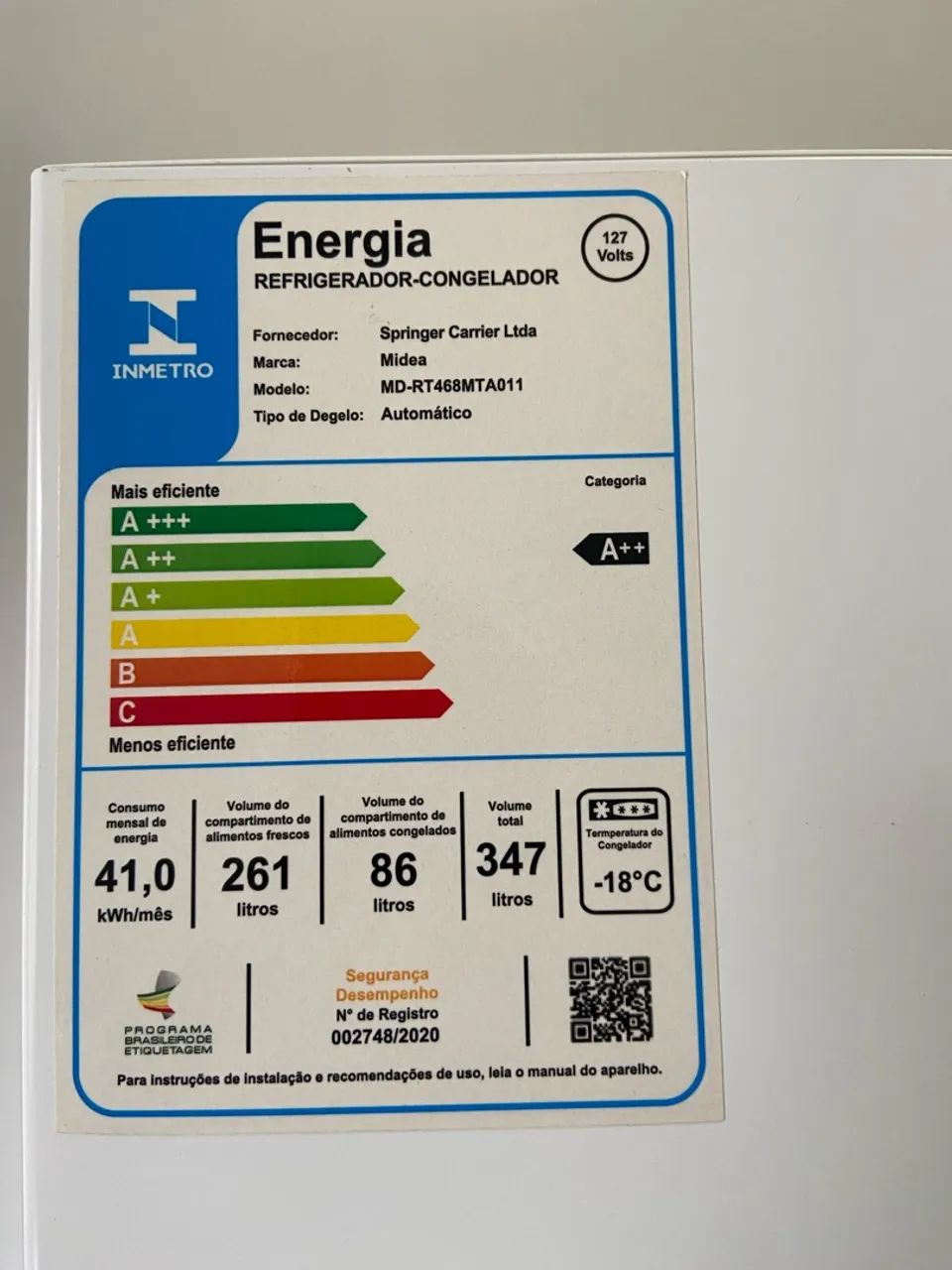 Geladeira Midea 347 Litros  - Foto 5