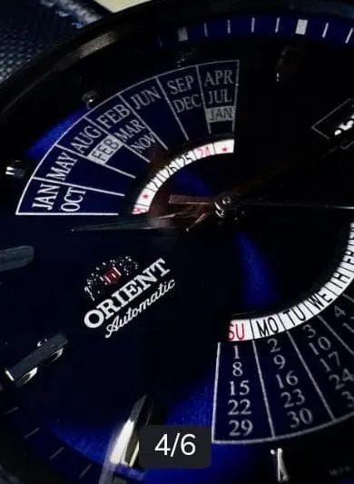 Relógio orient calendário perpétuo 