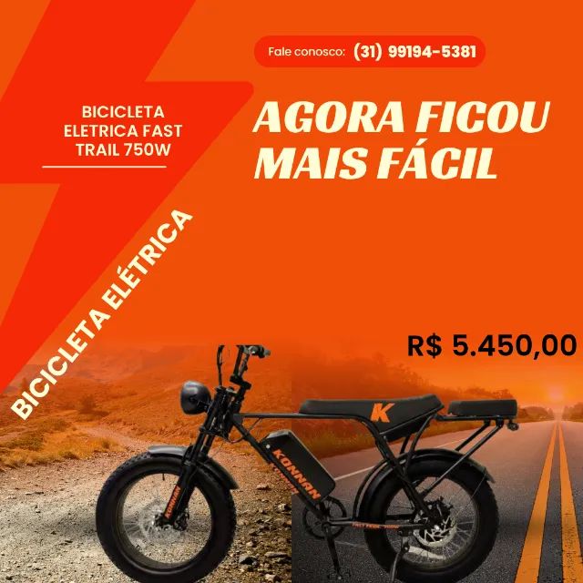 BICICLETA ELÉTRICA 750W