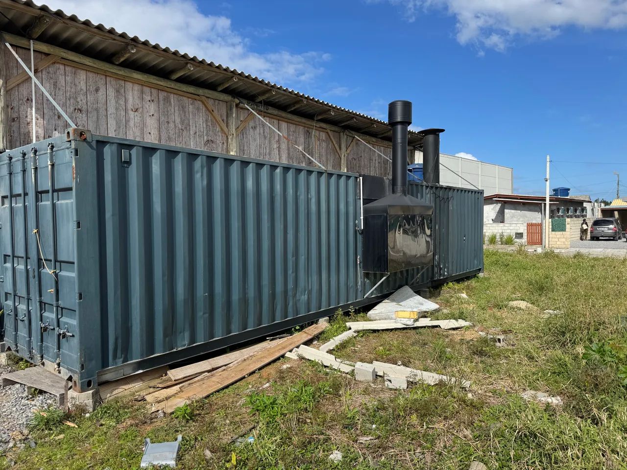 Vendo Container  lanchonete todo equipado.