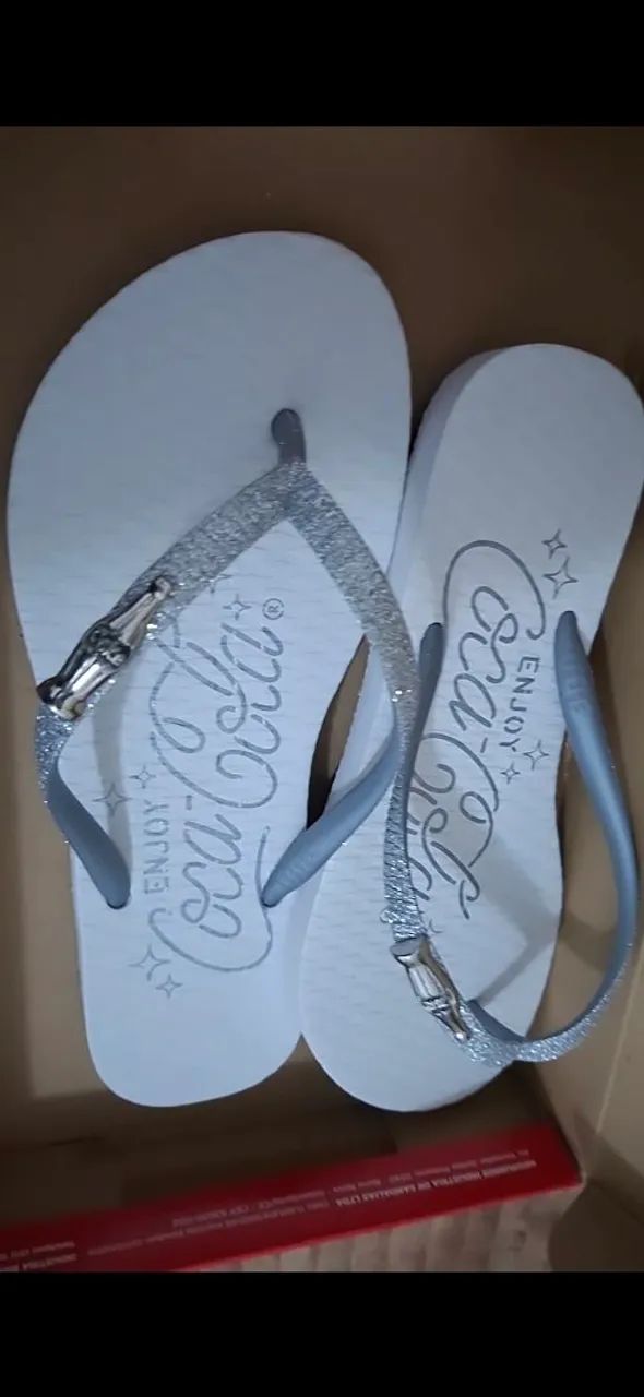 Chinelo da Coca cola - Foto 4