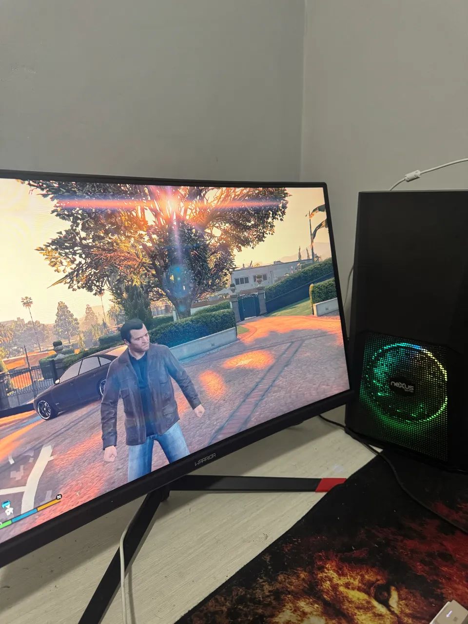 PC GAMER + MONITOR 144hz 24 polegadas curvo 