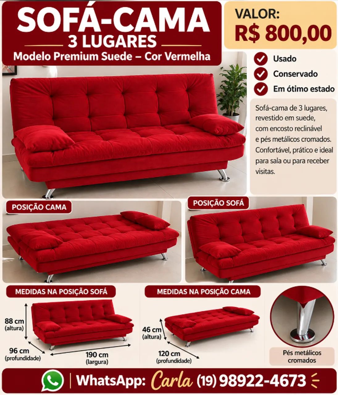 Sofá-cama  - Foto 2