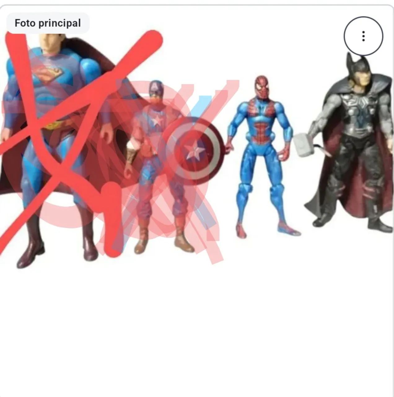 Action Figures Super-Heróis - Coleção