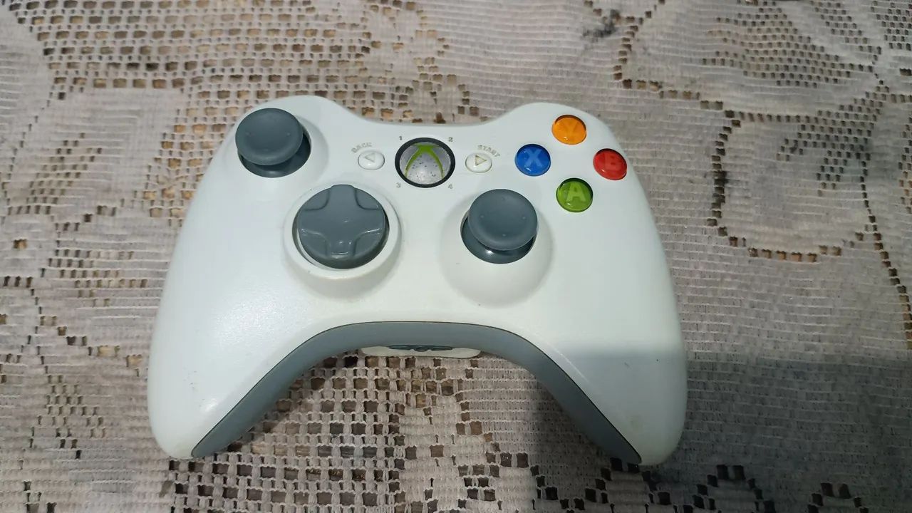 Controle Xbox 360 Branco Original 