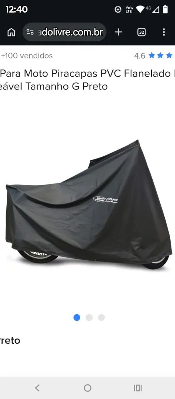 Vendo capa de moto nova  - Foto 4