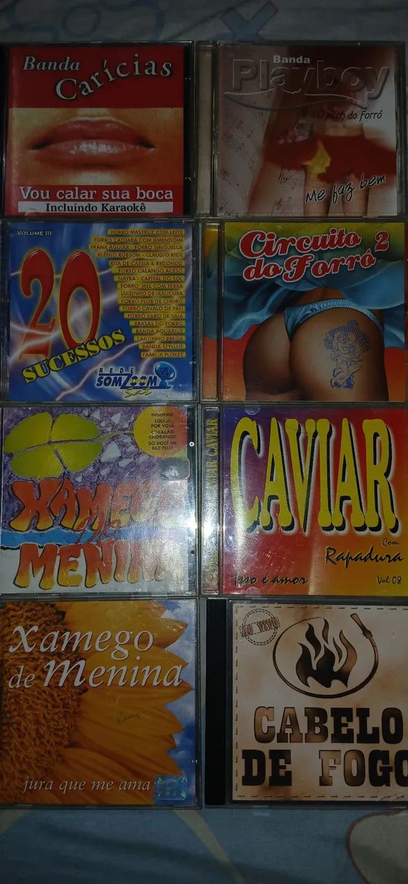 Lote 29 cds forró por 250