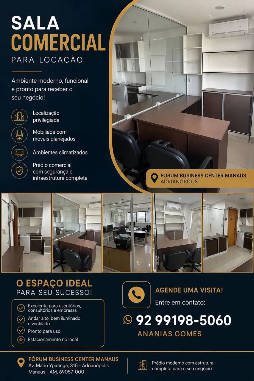 Sala no fórum business escritório ou consultório 