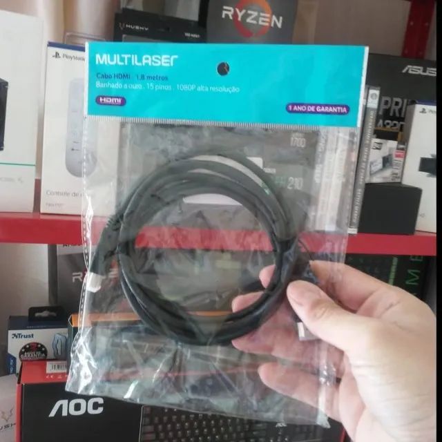 Cabo HDMI 1.3 1,8m Multilaser - Foto 3