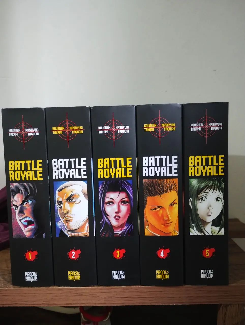Lote mangás Battle Royale 1 ao 6 completo