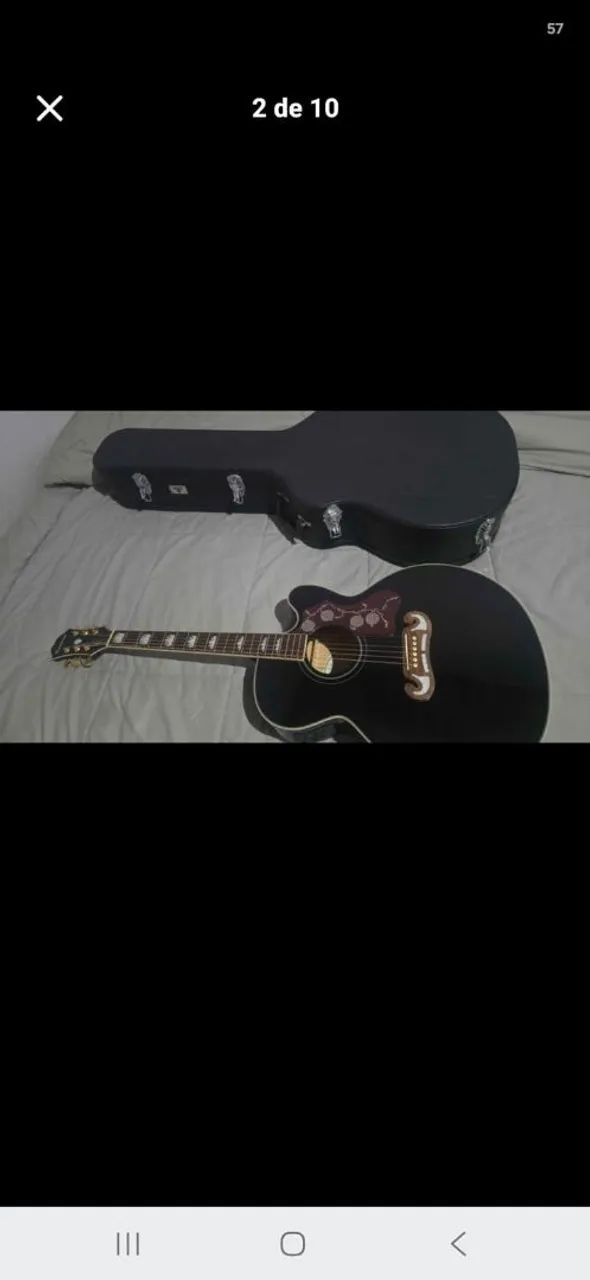 Violão Eiphone j 200EC Studio  - Foto 2