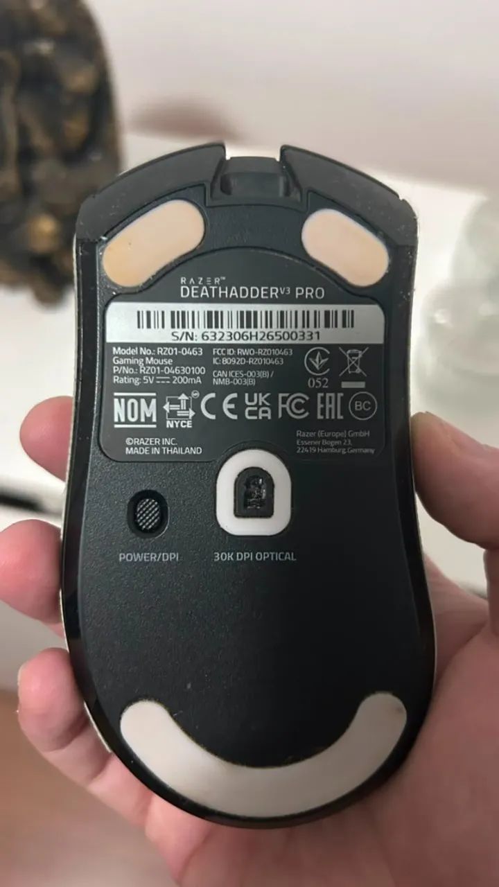 Mouse Deathadder V3 Pro sem fio - Foto 4
